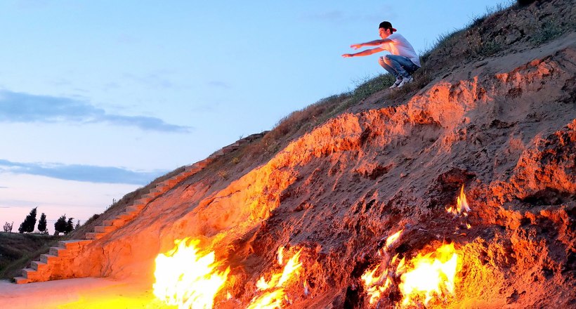 Янардаг — вогняне диво природи в Азербайджані
