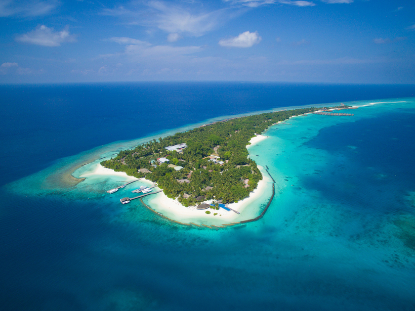 У Kuramathi Island Resort очистили лагуну, навколишнє острів-готель