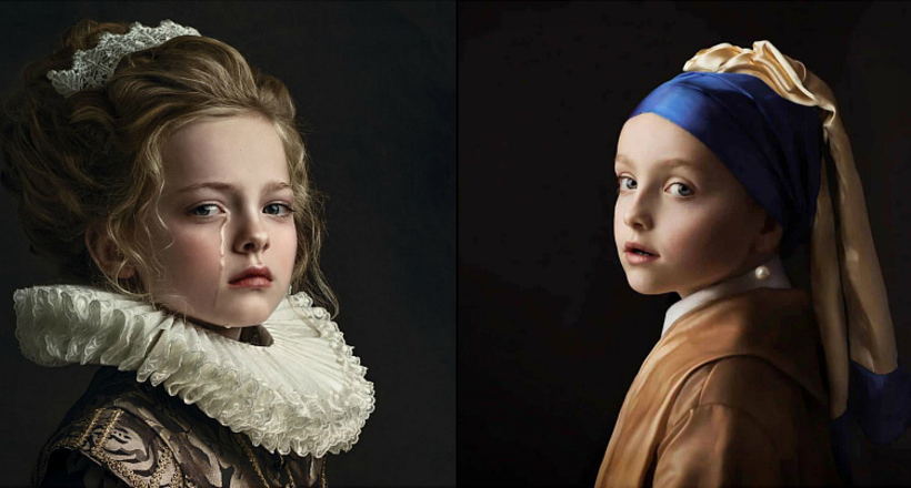 Багатодітна мама з Голландії створює фотопортрети в стилі старовинних майстрів