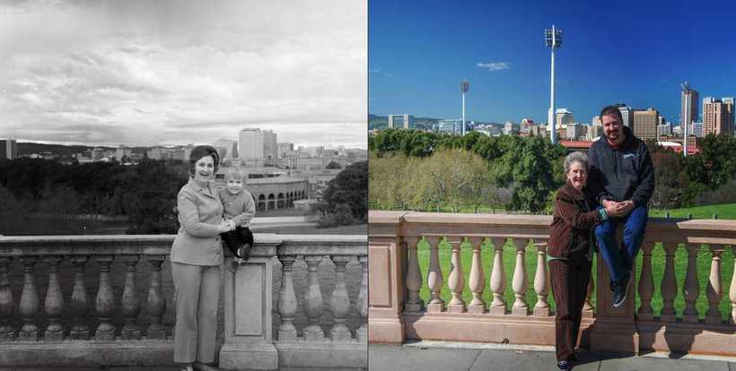 Люди повторили свої старі фотографії, і вийшло дуже кумедно