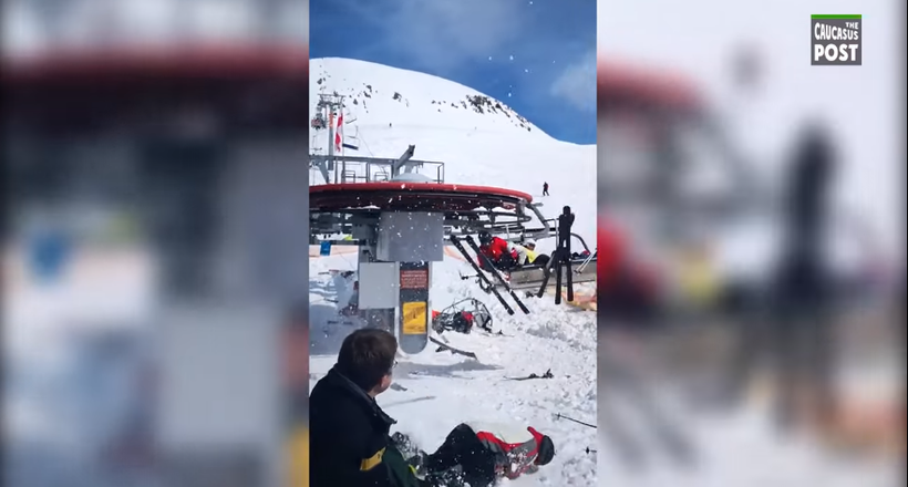 Відео: В Грузії зламався підйомник обернувся «м'ясорубкою» з стикаються крісел
