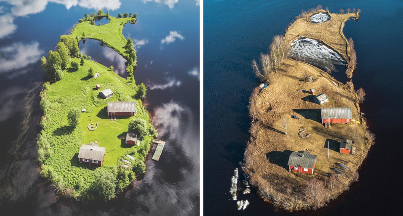 Фотограф відобразив фантастичну красу фінської острова Котисаари в 4 сезонах