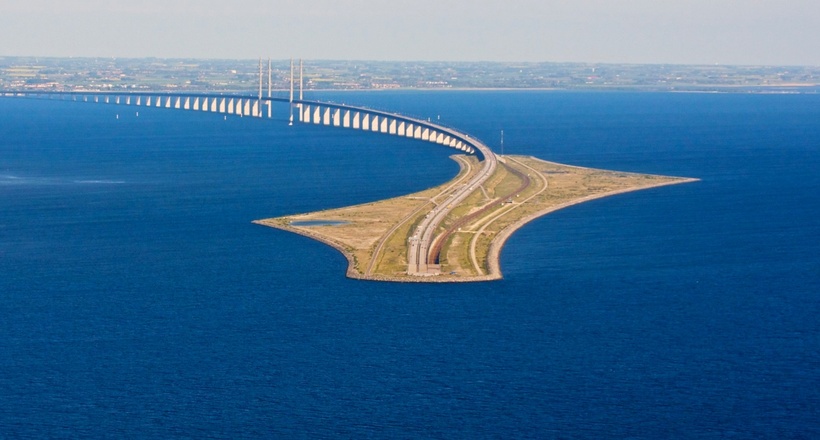 Ересуннскій міст: самий незвичайний міст Європи, який йде під воду 