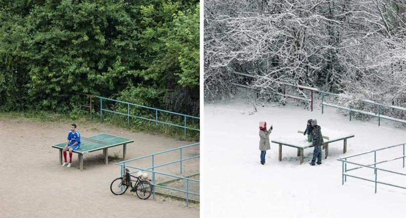 Японський фотограф 5 років "шпигував" за столиком для пінг-понгу в Німеччині