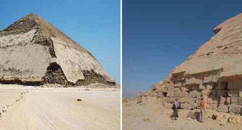 Маловідома «ламана» єгипетська піраміда в Дахшуре