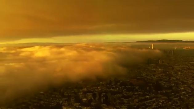 З-за лісових пожеж Сан-Франциско убрався в лиховісні кольору