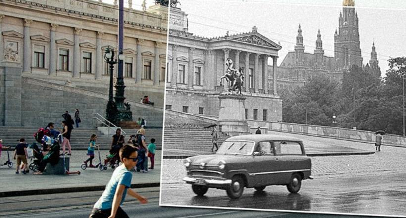 Вікно в минуле: фотограф переснимает старі фотографії Будапешта з того ж ракурсу