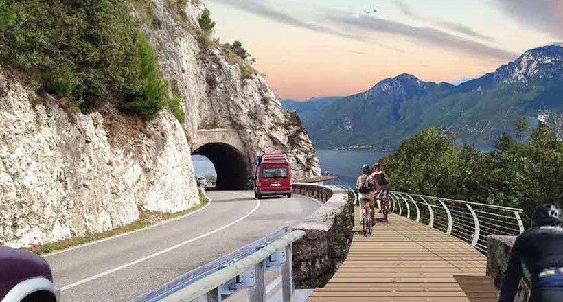 В Італії будують найкрасивішу в світі дорогу для велосипедистів