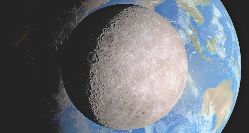 Чому ми не бачимо зворотну сторону Місяця, адже вона обертається навколо своєї осі