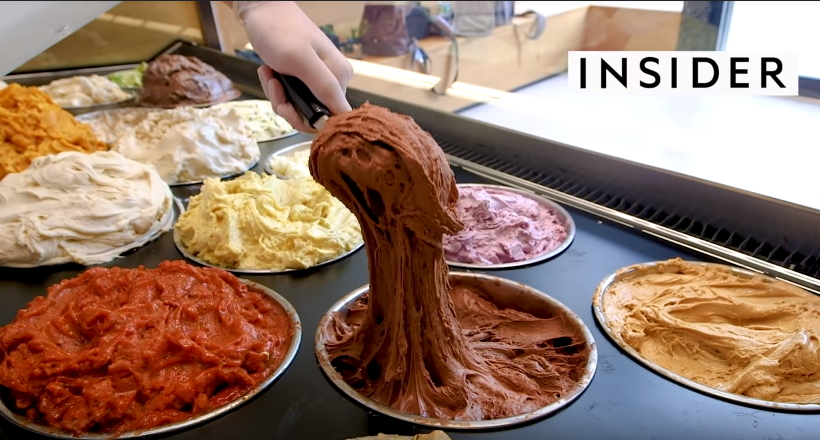 Відео: Гумове морозиво, приготоване за 500-річної технології