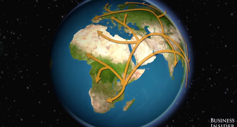 200 000 років за 2 хвилини: відео, що показує, як людина заселив планету