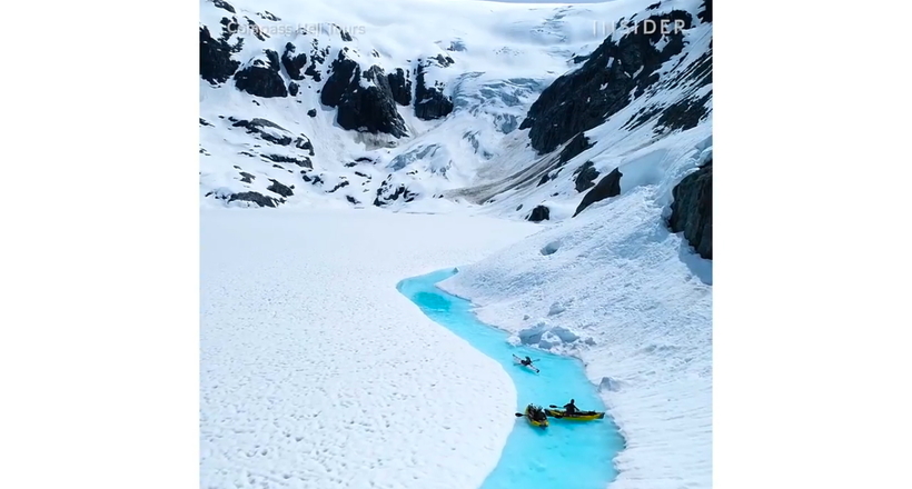 Відео: Неймовірне подорож на байдарках по талим водам канадських льодовиків