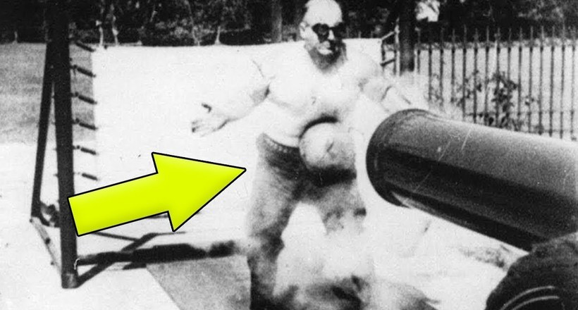 Відео: Єдина людина, який витримав удар гарматного ядра