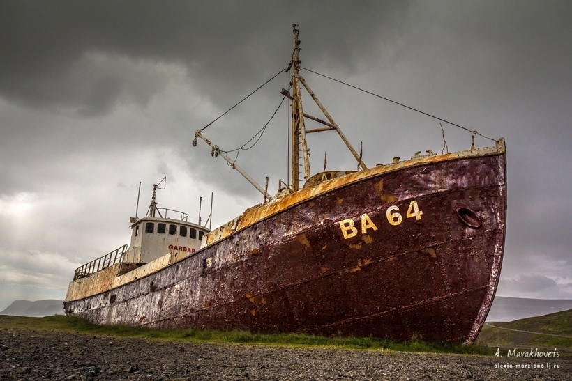 Як ісландська корабель-привид виявився на березі