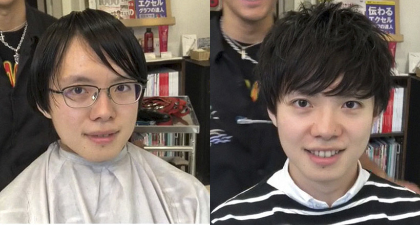 Японський перукар прославився на весь світ: він перетворює людей до невпізнання