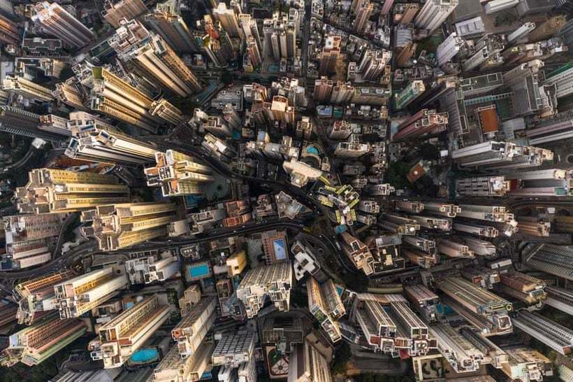 20 запаморочливих фотографій про те, як виглядає Гонконг з небес
