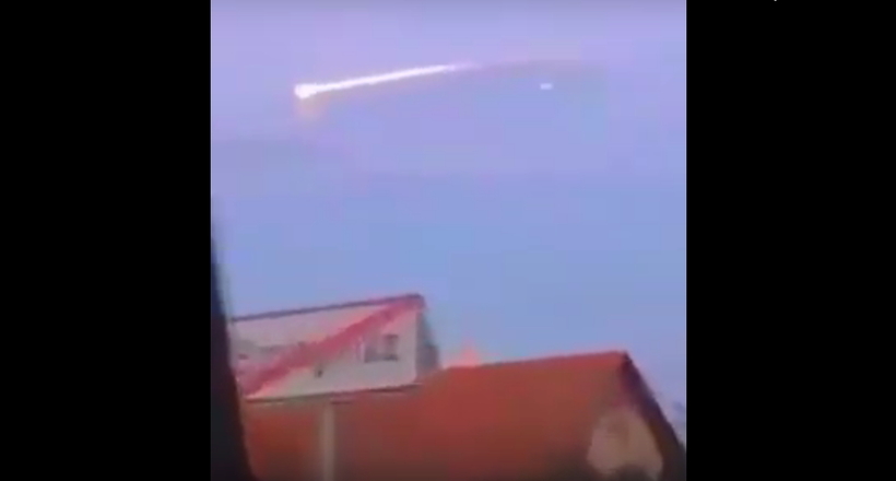 Зняте очевидцем відео пролетів над Кубою метеорита