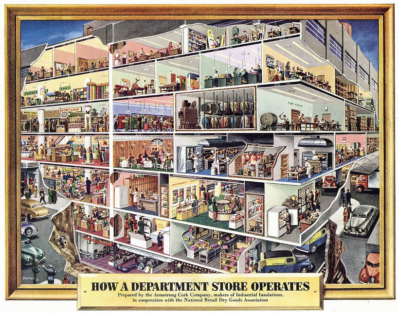 Геніальні рекламні ілюстрації про життя в Америці в середині XX століття 