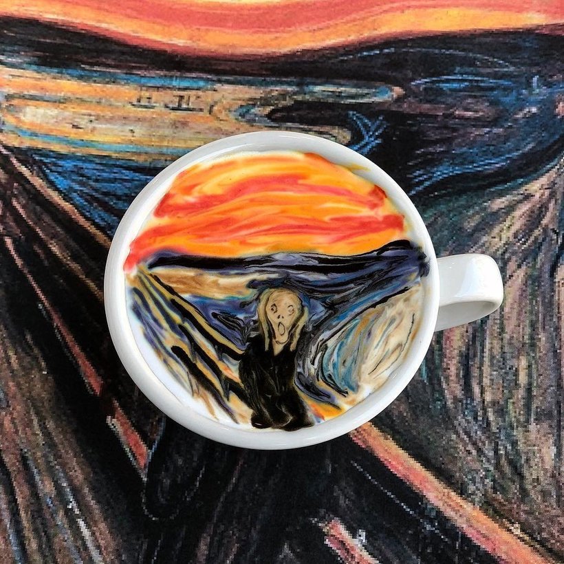Кава, яку шкода пити: кореєць створює чарівні картини на латте