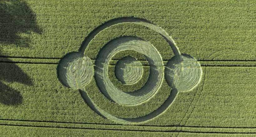 На полях Англії з'явилися таємничі кола, жителі думають, що це інопланетяни