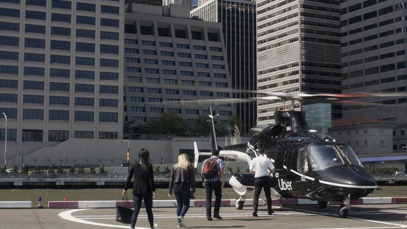 Uber буде перевозити своїх клієнтів на вертольоті