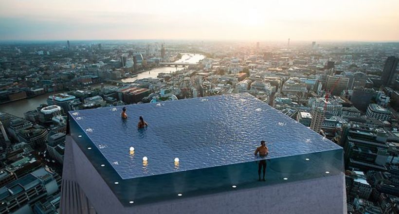 У Лондоні побудують перший панорамний басейн з оглядом в 360 градусів 