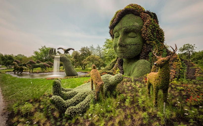 Казковий ботанічний сад в Монреалі — оазис, де квіти як частина мистецтва 