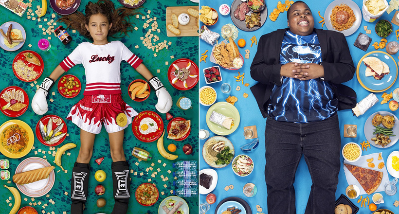 Дітей з різних країн світу сфотографували з їжею, яку вони з'їдають за тиждень