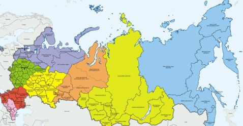 Наскільки велика Росія від краю до краю?