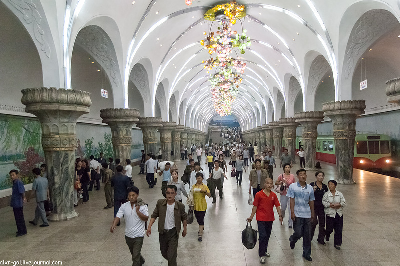 Блог - Північна Корея — Пхеньянський метрополітен Північна Корея — Пхеньянський метрополітен