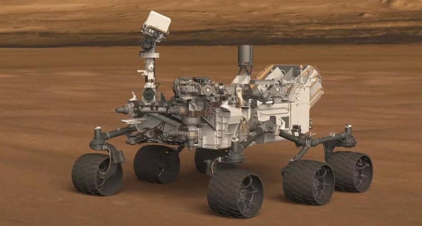 Супутник сфотографував марсохід Curiosity з марсіанської орбіти