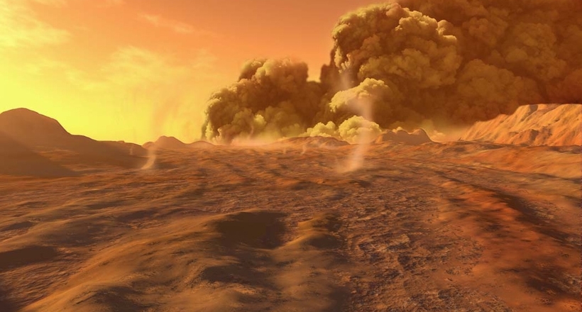 Поверхня Марса сформували стародавні торнадо