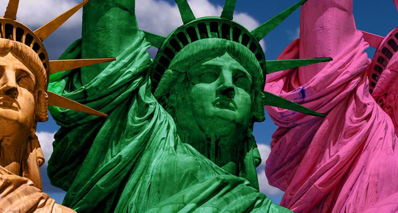 Як умови навколишнього середовища змушували статую Свободи міняти кольори