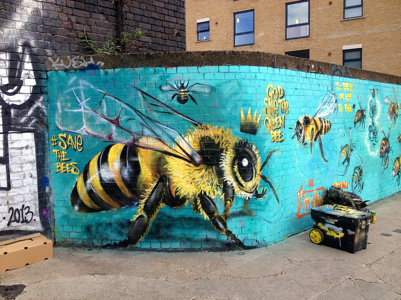 Як вуличний художник з допомогою стріт-арту рятує бджіл