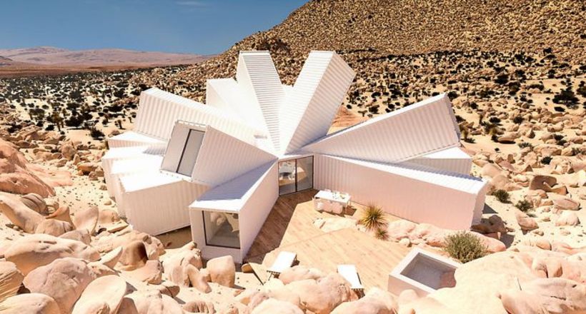 Архітектор створив проект неймовірного будинку з транспортних контейнерів 
