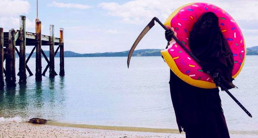 Уряд Нової Зеландії запустило Instagram «пляжної» смерть з косою 