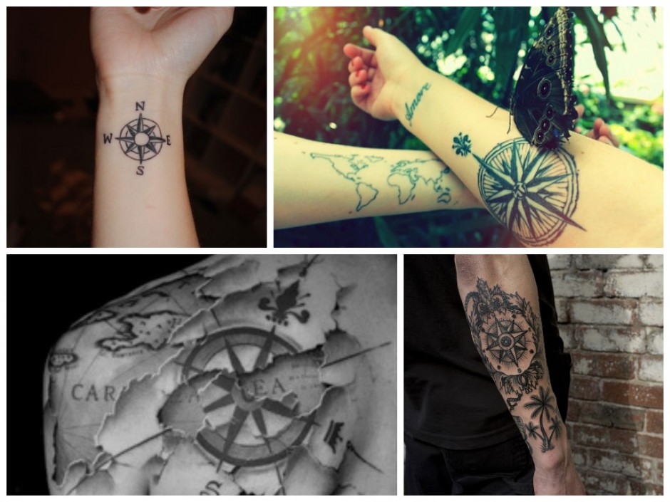 40 фото кращих татуювань, присвячених подорожам