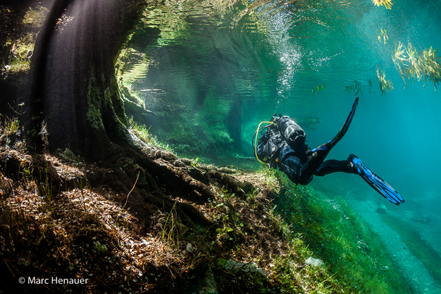 Диво природи. Підводний парк Грін Лейк в Австрії