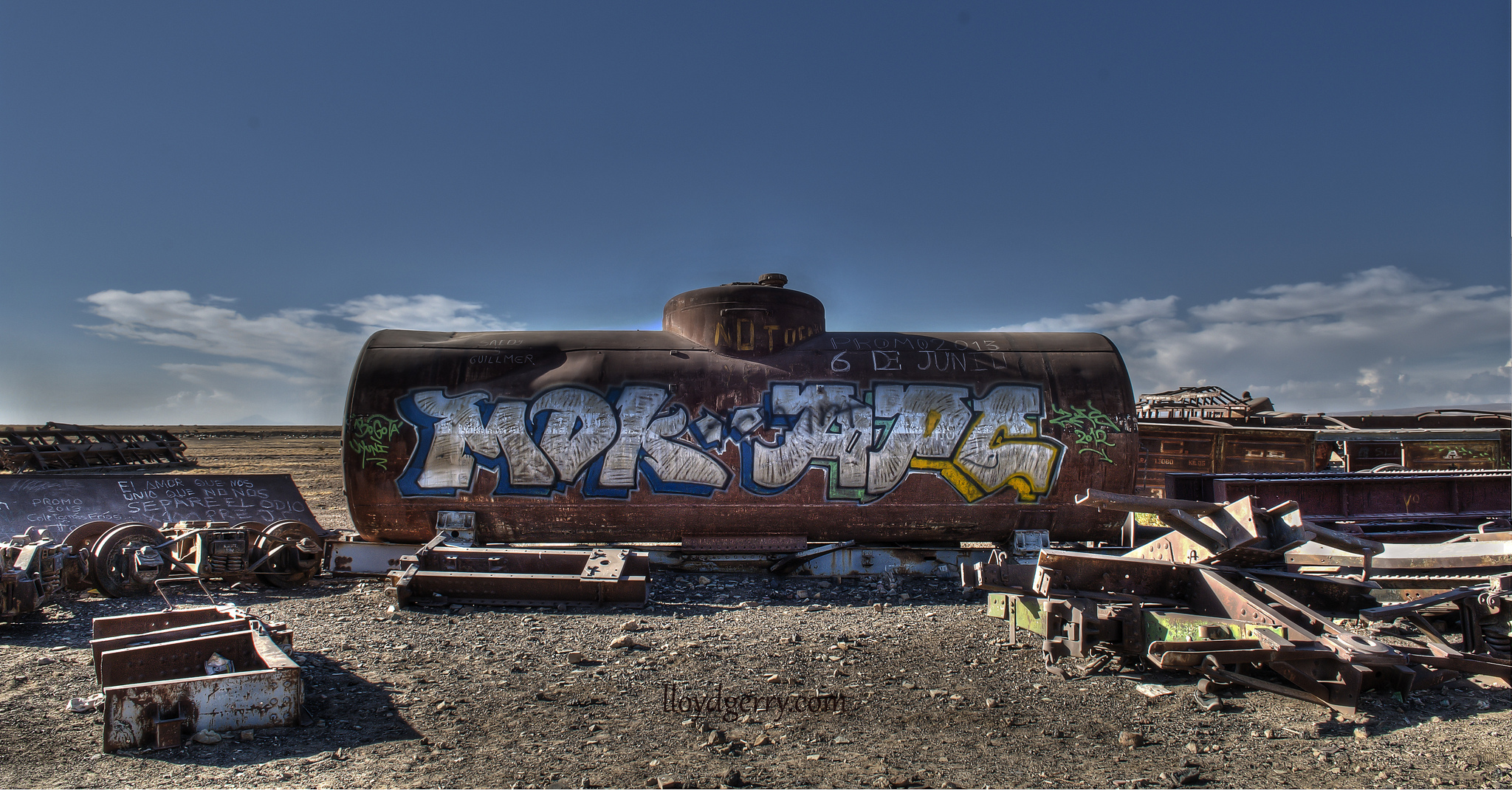 10 знімків найбільшого звалища поїздів у світі, Болівія