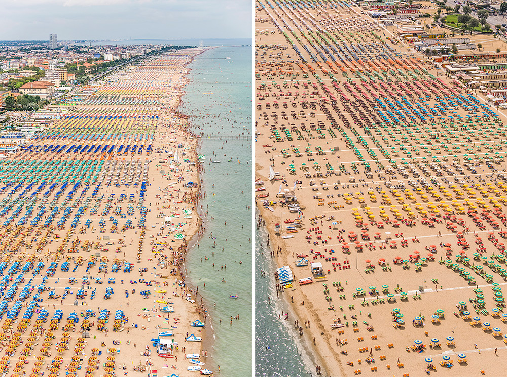 12 дивовижних фото італійських пляжів з висоти пташиного польоту