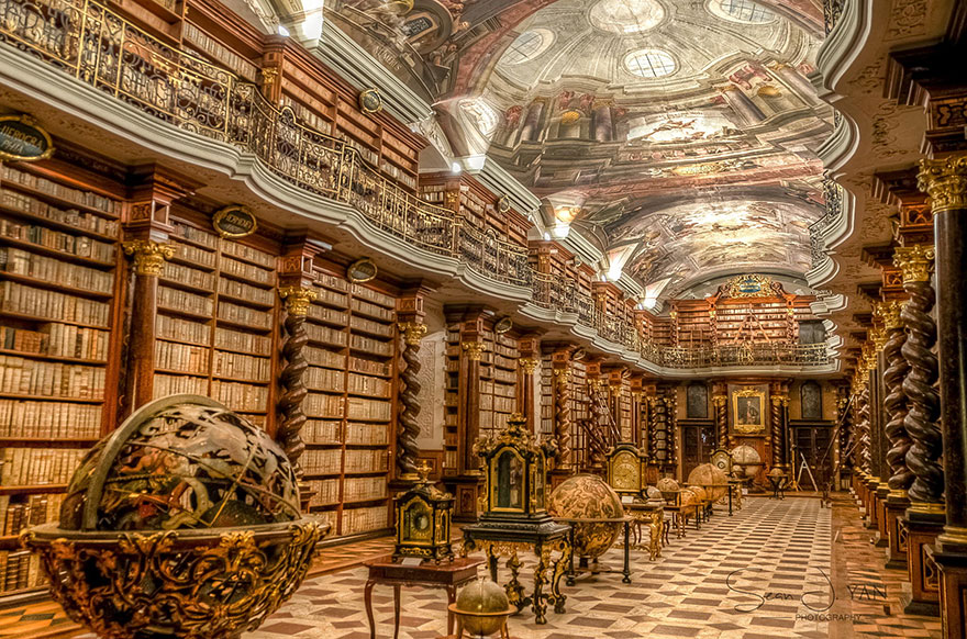 Найкрасивіша бібліотека в світі знаходиться в Празі