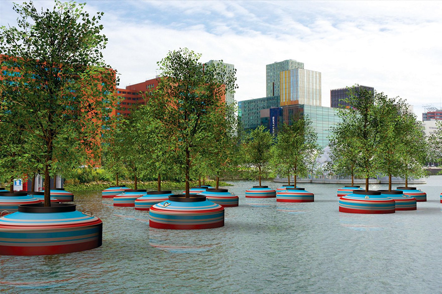 Плаваючий ліс в Роттердамі — це фантастика, яку втілюють у життя