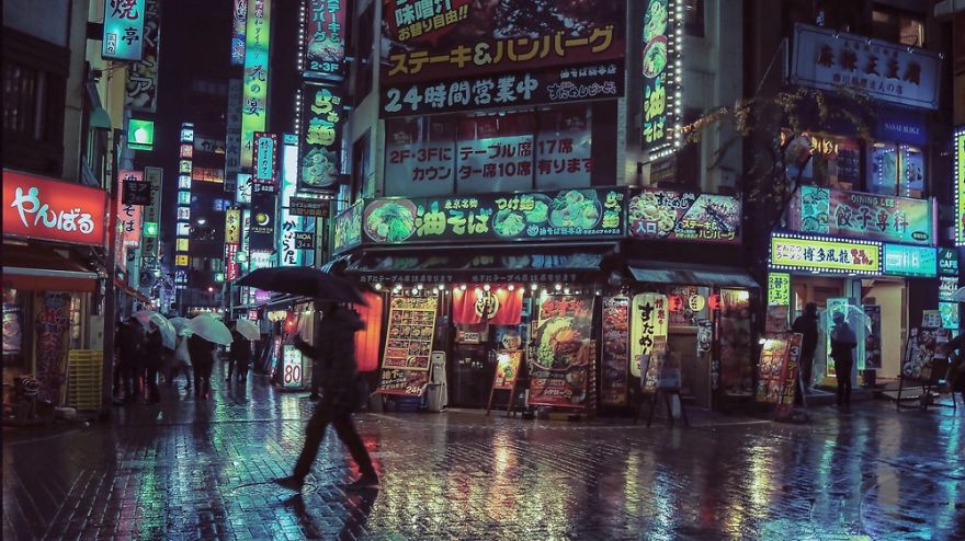 15 фото, на яких відображена таємнича краса нічного Токіо