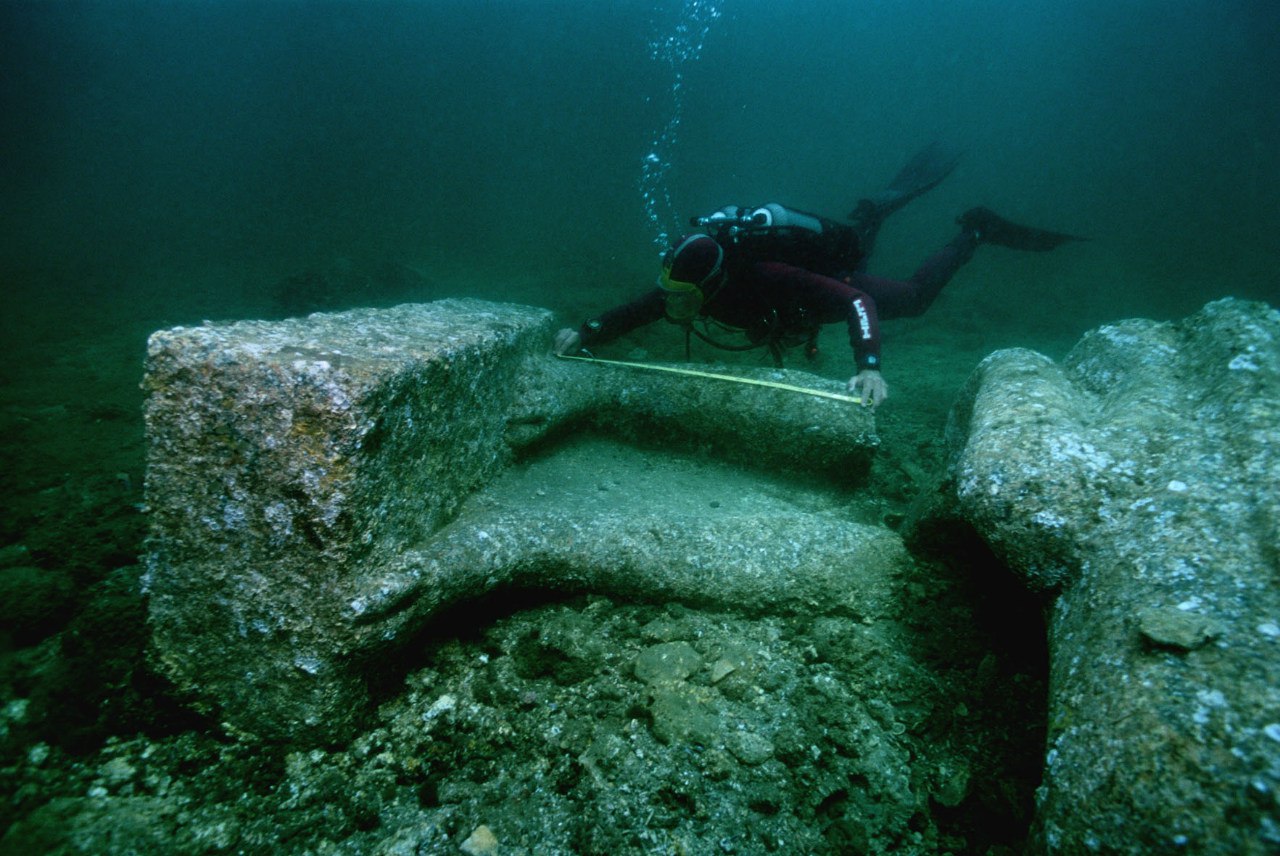 Сенсація! Археолог знайшов стародавній Геракліон — місто, втрачений під водою