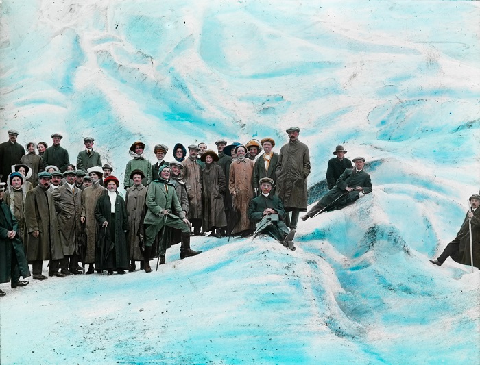 35 розфарбованих фото найпопулярніших туристичних місць Норвегії початку 20 століття
