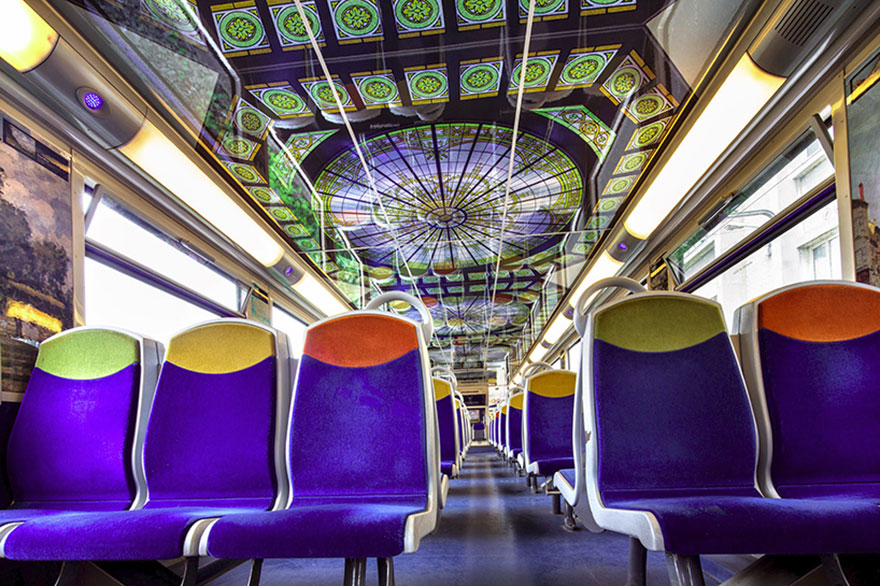Геніальна ідея: у Франції поїзда перетворять на пересувні художні музеї