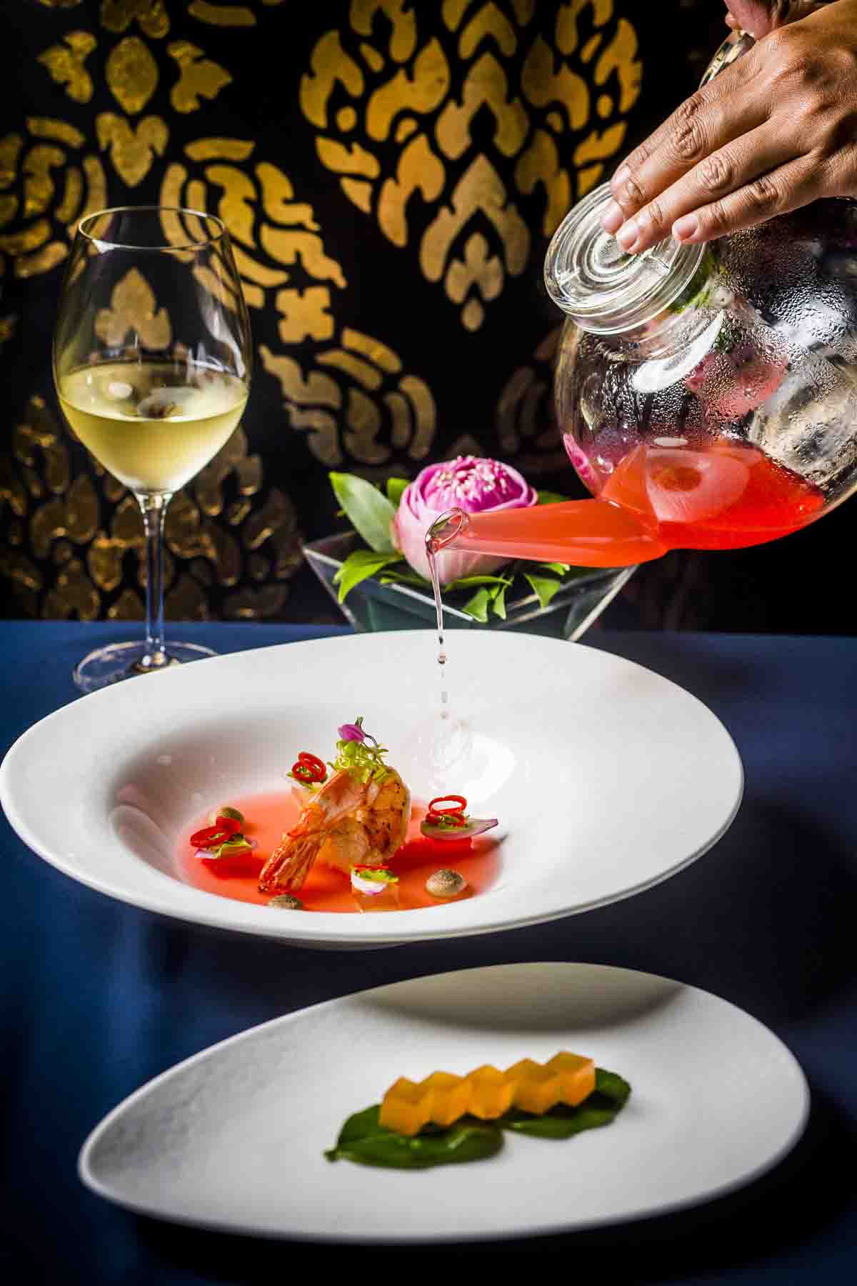 Conrad Koh Samui є чудове дегустаційне меню Journey of Jahn на честь трьох нагород на конкурсі World Luxury Restaurants Award 2016