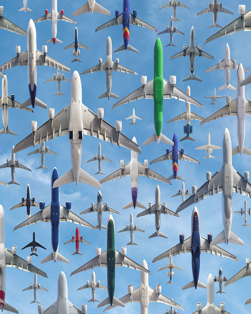 10 неймовірних фотографій повітряного трафіку з різних куточків світу