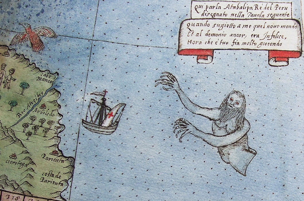 10 старовинних карт світу з морськими чудовиськами з різних куточків планети